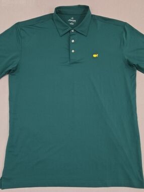 Masters Tech Performance Green Golf Polo Shirt Augusta National Men's Size XL